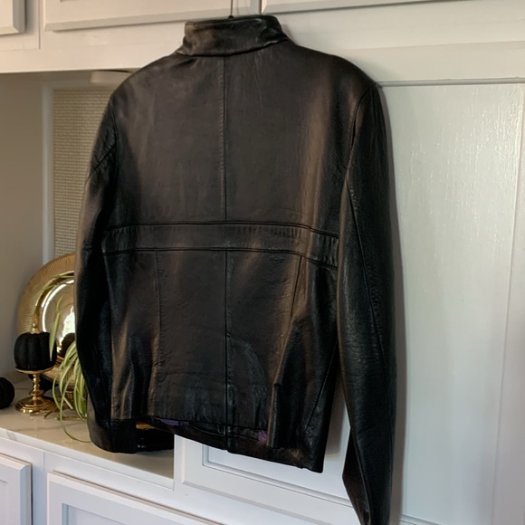 Nicole Miller leather jacket - Picture 5 of 7